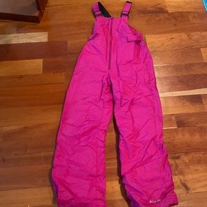 Columbia Girls Snow pant w Adjustable bib